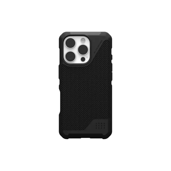 UAG Coque arrière Metropolis LT iPhone 16 Pro Kevlar Black