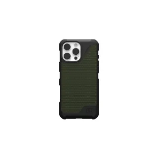 UAG Coque arrière Metropolis LT iPhone 16 Pro Max Kevlar Olive