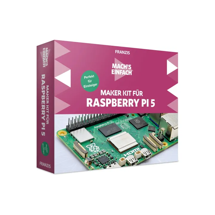 Franzis Kit de fabrication pour Raspberry Pi 5 Allemand