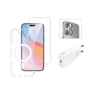 4smarts Coque arrière 3in1 Premium Starter Set iPhone 16