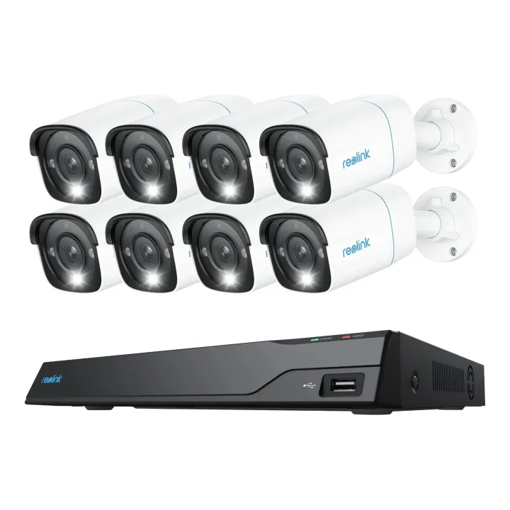 Reolink Kits de surveillance NVS16-8MB8 4K PoE avec 8 caméras et 4TB