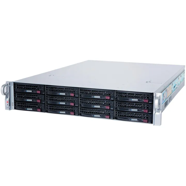 Hanwha Vision WAVE & SSM 2U-12BAY-SERVER Hot-swap - 480GB SSD - 80TB HDD