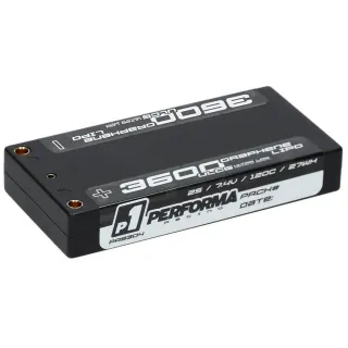 Performa Racing Batterie RC LiPo 3600 mAh 7,4 V 120C Impact LCG