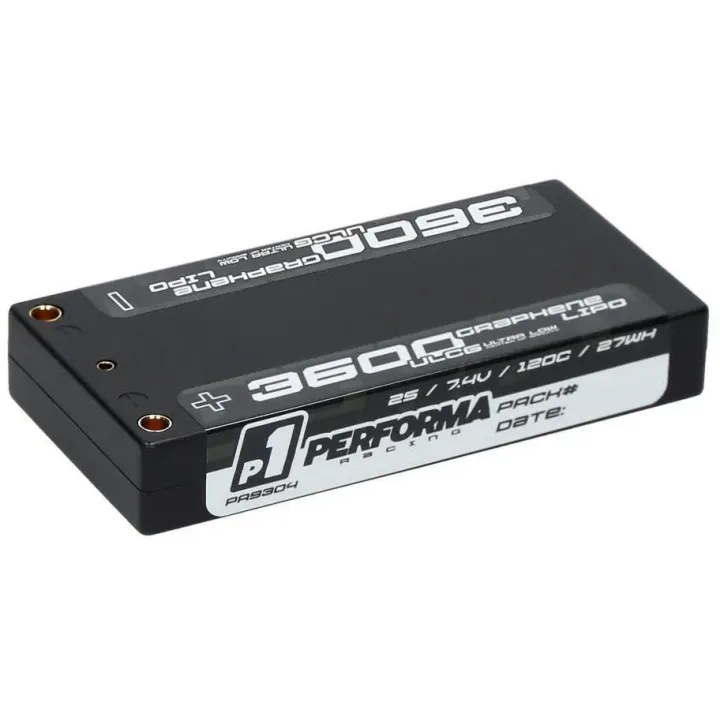 Performa Racing Batterie RC LiPo 3600 mAh 7,4 V 120C Impact LCG