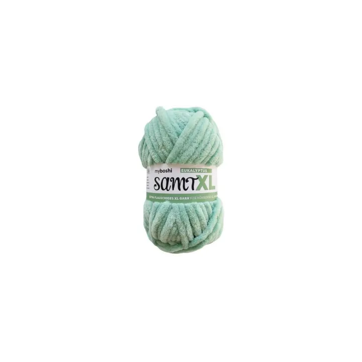 myBoshi Laine Velours chenille XL Eucalyptus, 100 g, 40 m