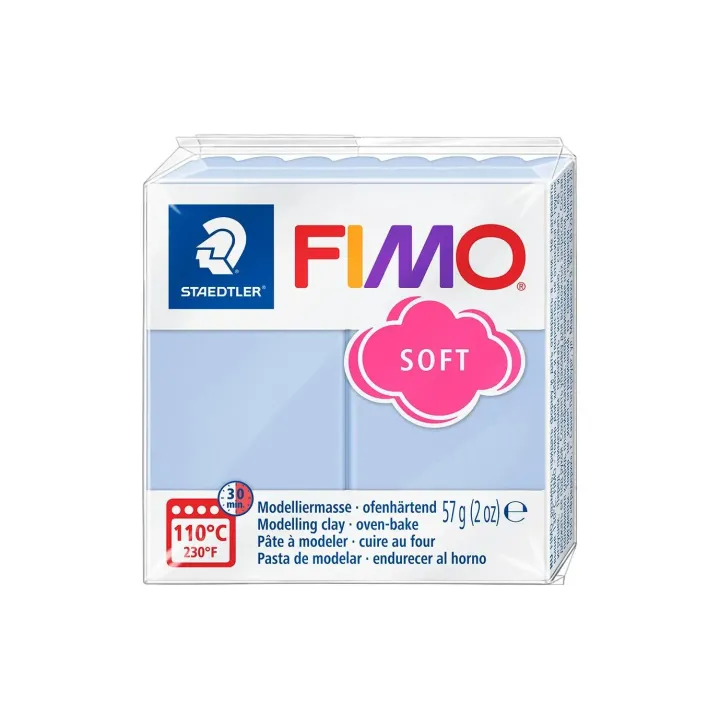 Fimo Matière à modeler Soft Bleu sérénité