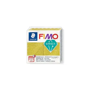 Fimo Matière à modeler Soft Paillettes or