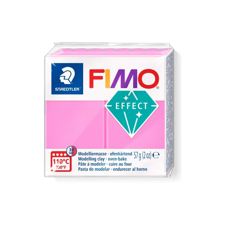 Fimo Matière à modeler Soft Rose fluo