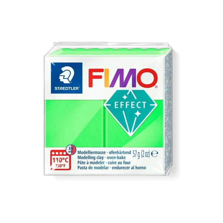 Fimo Matière à modeler Soft Vert fluo