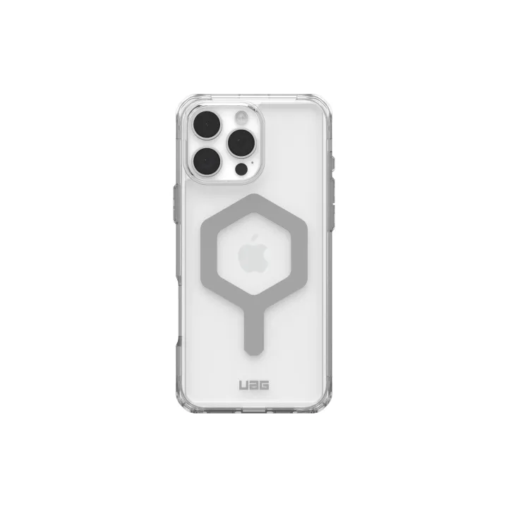 UAG Coque arrière Plyo MagSafe Apple iPhone 16 Pro Max Ice-Silver