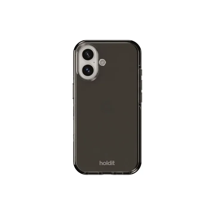 Holdit Coque arrière Seethru iPhone 16 Noir