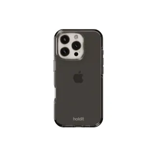 Holdit Coque arrière Seethru iPhone 16 Pro Noir