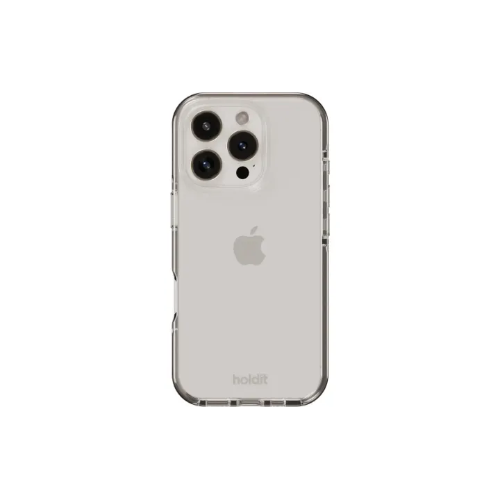 Holdit Coque arrière Seethru iPhone 16 Pro Blanc