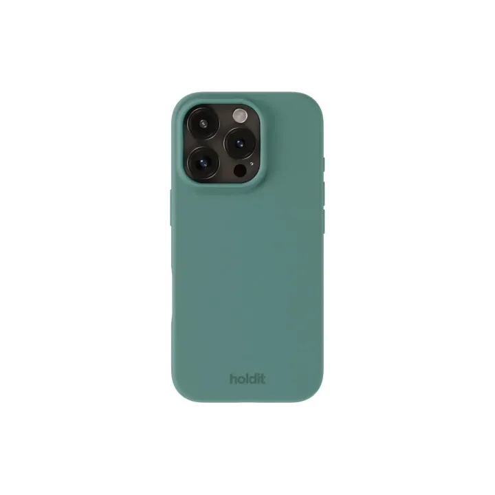 Holdit Coque arrière Silicone iPhone 16 Pro Max Vert