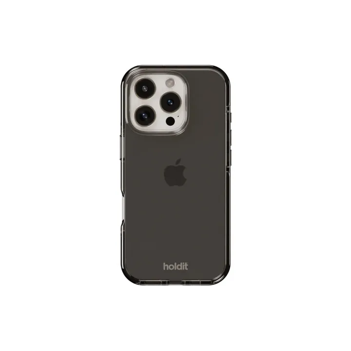 Holdit Coque arrière Seethru iPhone 16 Pro Max Noir