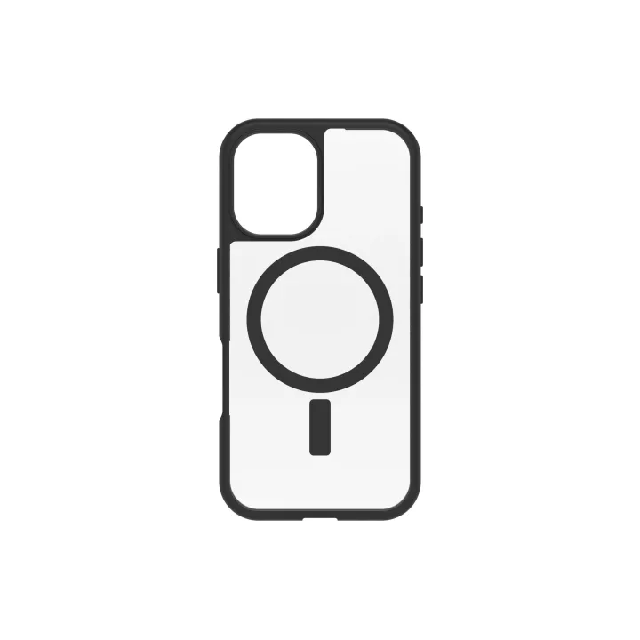 Otterbox Coque arrière React iPhone 16 Noir-Transparent