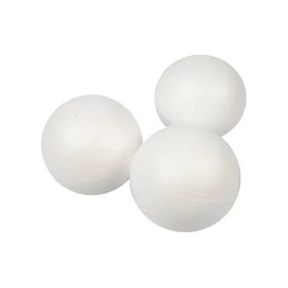 Creativ Company Boules en polystyrène 8 cm, blanc, 25 pièces