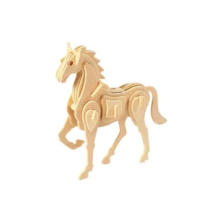 Creativ Company Article en bois Figure 3D Cheval, 1 pièce