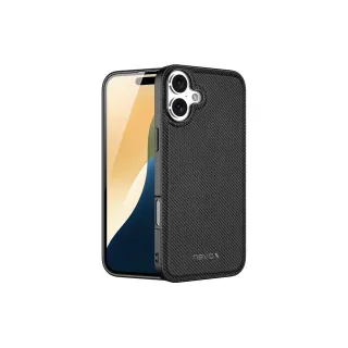 Nevox Coque arrière StyleShell Nylo iPhone 16 Plus Noir