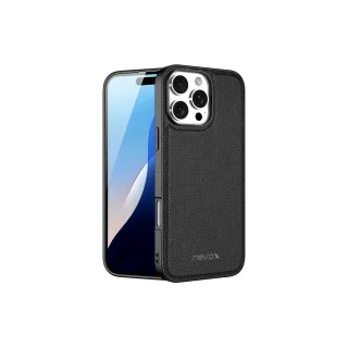 Nevox Coque arrière StyleShell Nylo iPhone 16 Pro Noir