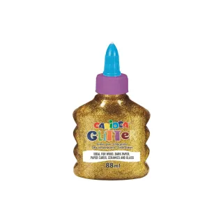 Carioca Colle de bricolage Glitter Glue Spark 88 ml, or