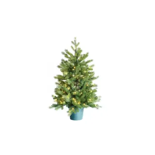 Botanic-Haus Sapin de Noël De Luxe 144 LEDs Easy Shape 90 cm