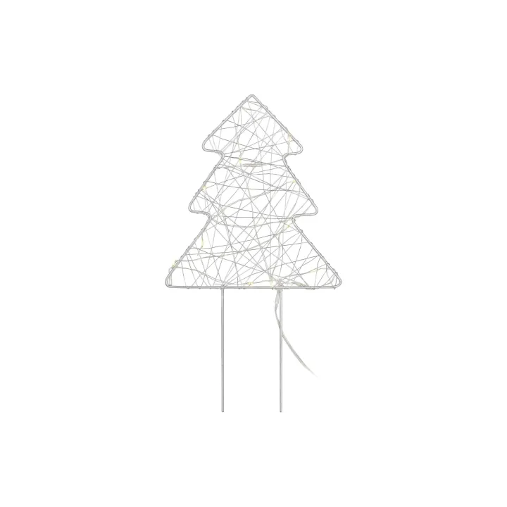 Markslöjd Figurine LED Arbre jardinier 37 cm Gris