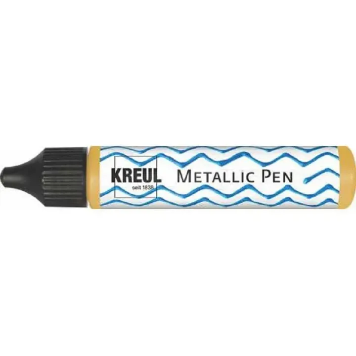 Kreul Peinture à effet Pen Liner Or métallique, 29 ml