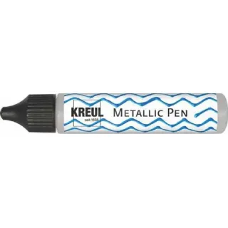 Kreul Peinture à effet Pen Liner Argent métallique, 29 ml