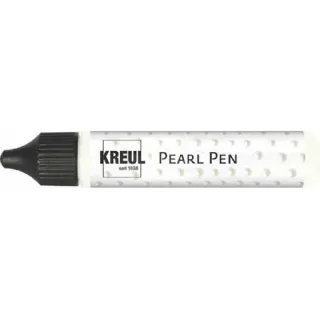 Kreul Peinture à effet Pen Liner Pearl Blanc, 29 ml