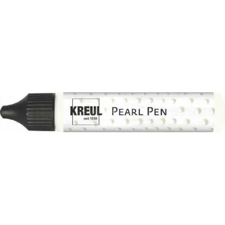 Kreul Peinture à effet Pen Liner Pearl Blanc, 29 ml