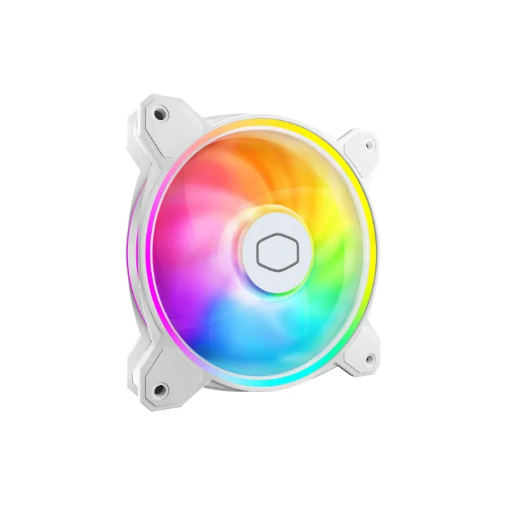 Cooler Master Ventilateur PC MF120 HALO² White Editon