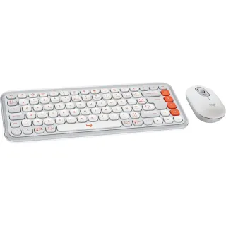 Logitech Ensemble clavier-souris POP Icon Combo Off-white