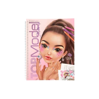 Topmodel Cahier à colorier Maquillage Top Model 60 pages