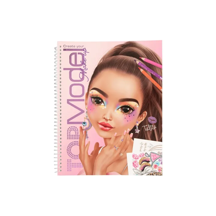 Topmodel Cahier à colorier Maquillage Top Model 60 pages