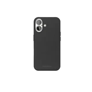 Vonmählen Coque arrière Like Leather iPhone 16 Noir