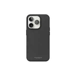 Vonmählen Coque arrière Like Leather iPhone 16 Pro Noir