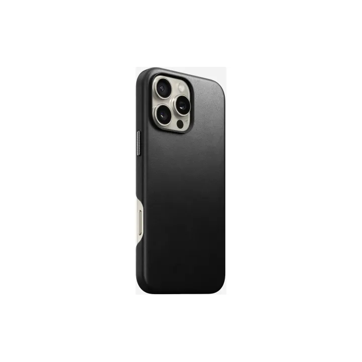 Nomad Coque arrière Traditional Leather iPhone 16 Pro Max Noir