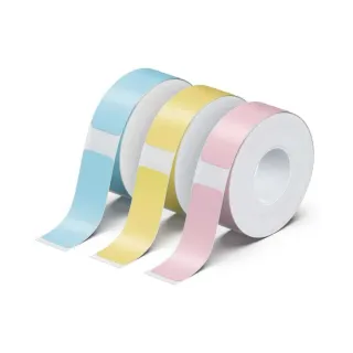 Peach Ruban d’étiquettes LabelRolls PE101 Noir sur Tricolor