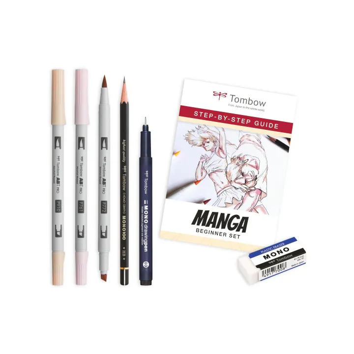 Tombow Set décriture Manga débutant 6 pièces