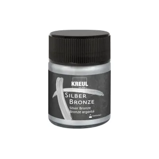 Kreul Peinture à effet Bronze liquide Argent, 50 ml