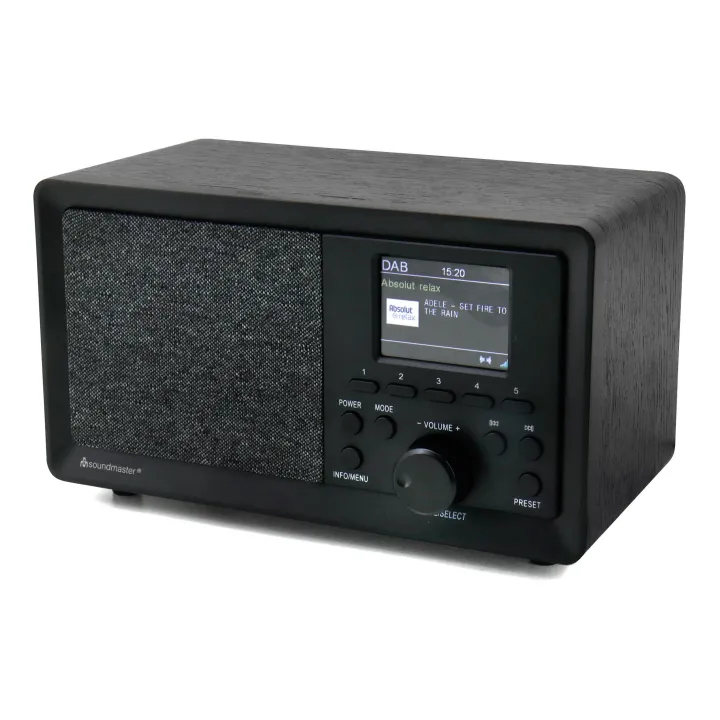 soundmaster Radio DAB+ DAB350SW Noir