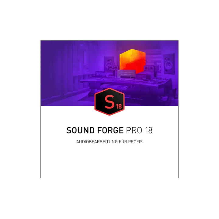 Magix Sound Forge Pro 18 ESD, Version complète