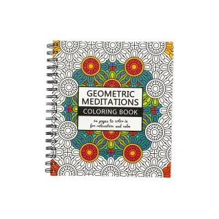 Creativ Company Cahier à colorier Méditation géométrique 19.5 x 23 cm, 64 pages