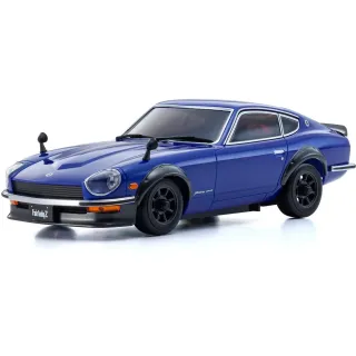 Kyosho Mini Z MA020 Nissan Fairlady 240 ZL 1:27, Bleu, Readyset