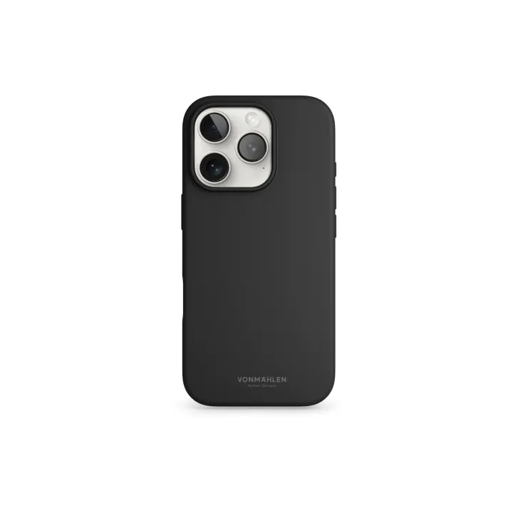 Vonmählen Coque arrière Soft Silicone iPhone 16 Pro Max Black