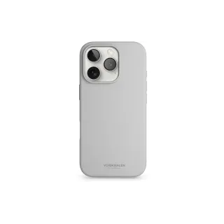 Vonmählen Coque arrière Soft Silicone iPhone 16 Pro Max Light Gray