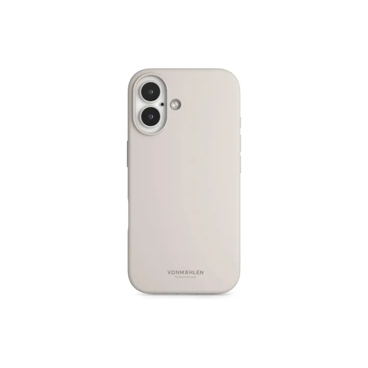 Vonmählen Coque arrière Soft Silicone iPhone 16 Cream