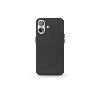 Vonmählen Coque arrière Like Leather iPhone 16 Plus Noir