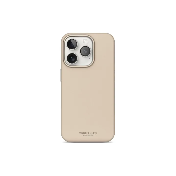 Vonmählen Coque arrière Like Leather iPhone 16 Pro Beige